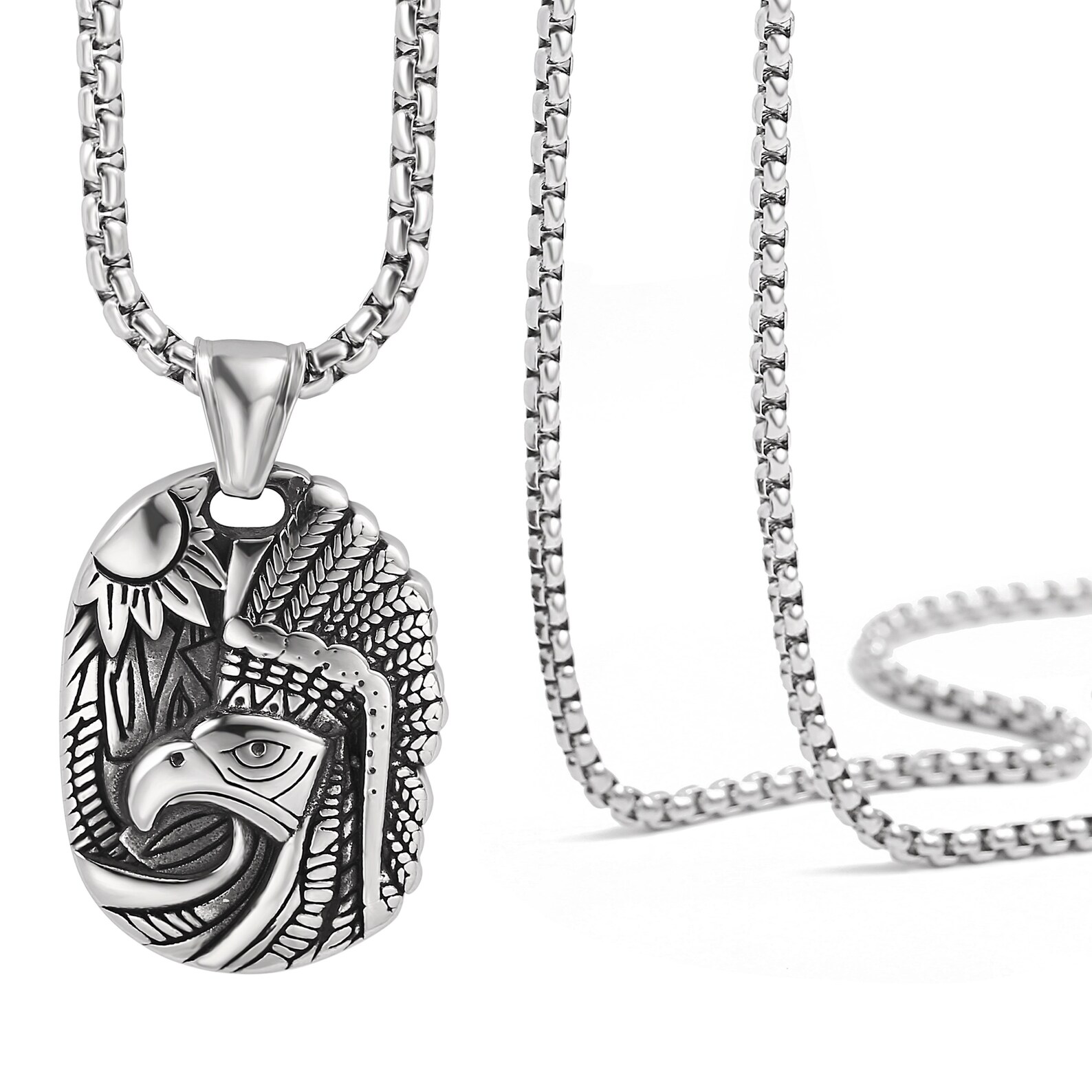 American eagle necklaces for guys Clearance