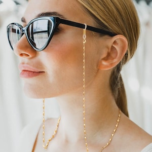 SALE Eye Glass Necklace, Eye Glass Holder, Glasses Chain, Sun Glass Holder,  Eyeglass Lanyard, Mens Eyeglass Necklace, Unisex 