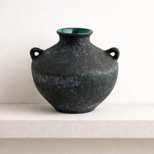 German Stoneware Vase Marei Keramik Rheinbach 1960s Studio Pottery Model 4306