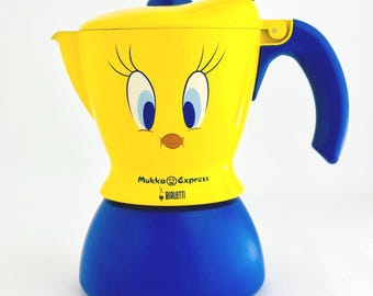 Bialetti Mukka Express TWEETY Cappuccino Maker for 2 Cups With