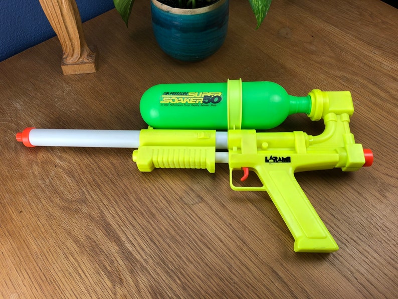 Super soaker 50 very rare larami from the 90's. | Etsy