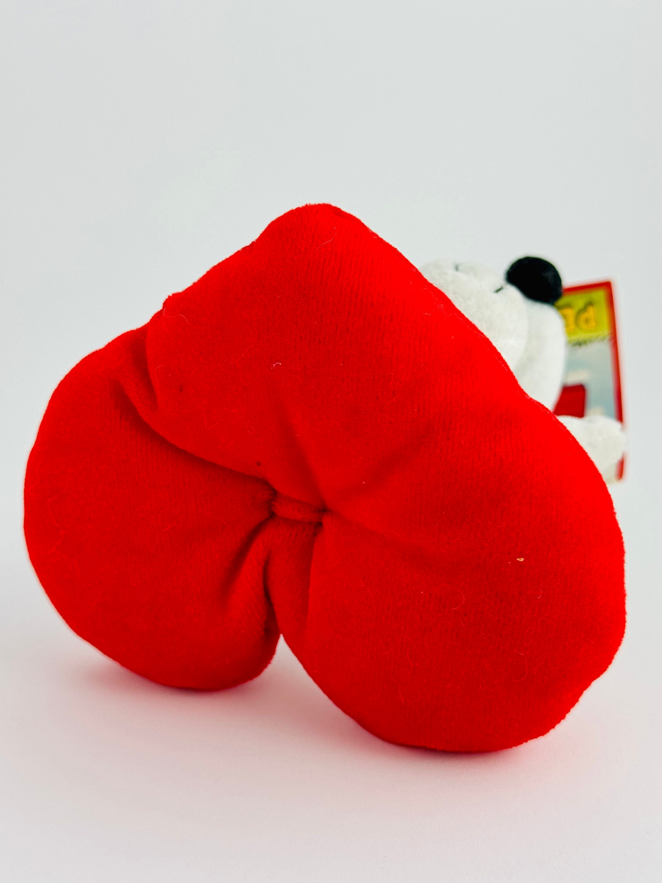 Vintage Snoopy Plush With Tag – Heart & Rose | Rare Peanuts