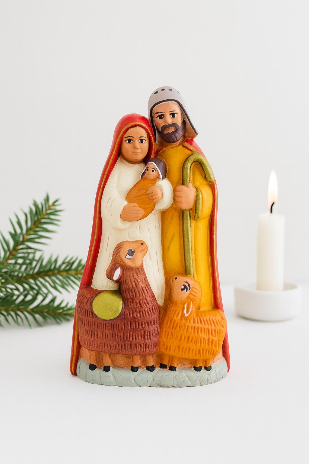 キリスト降誕キャンドルホルダー 【カラフルNativity】 キャンドル