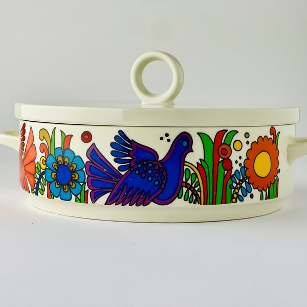 Acapulco Villeroy Et Boch - en parfait état - plat à four - cocotte - service - années 70' - Boho Tableware - Vintage