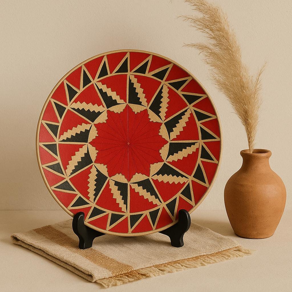Vintage Diaguita Inka Wandteller – Rot-Schwarze geometrische Keramik –  Chilenische Volkskunst – Tribal Keramik Dekor – Südamerikanisches Erbe -  Etsy Österreich, image size:1024x1024