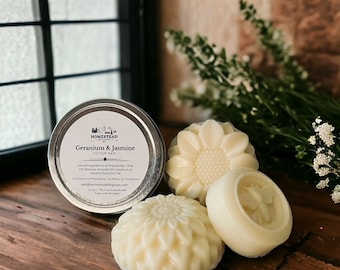 Natural Solid Lotion Bars with Shea Butter, Beeswax Skincare, Non-Toxic Body Care
