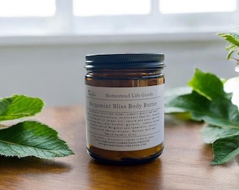 Grass-Fed Beef Tallow Creamy Body Butter / Natural Skincare