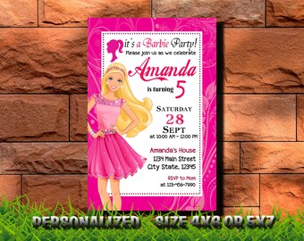 personalized barbie book