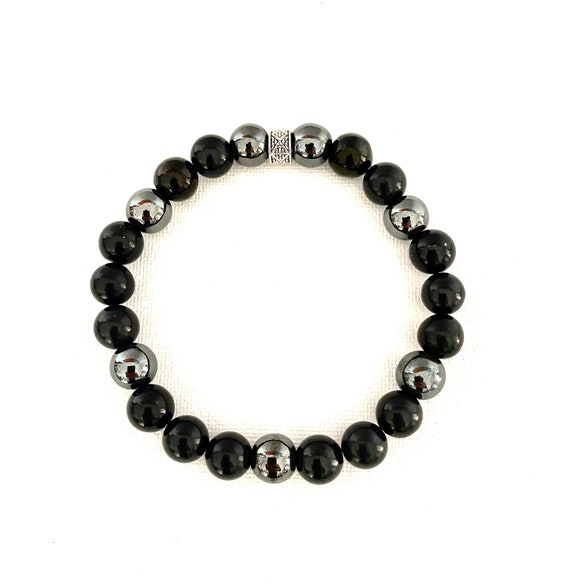 Russian Shungite EMF Radiation Protection Bracelets 5G Protection Bracelets Shungite Absorbs Negative Energy Healing Protection Jewelry Etsy