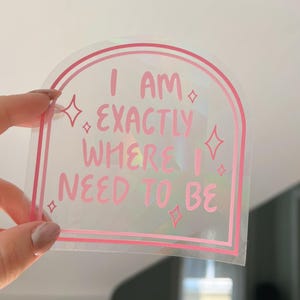 need to be suncatcher sticker, rainbow maker, window sticker, rainbow suncatcher, window decal, sticker, window cling, prism suncatcher