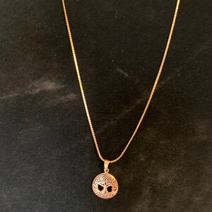 Unisex Beautiful Norse Bronze Tree of Life Necklace