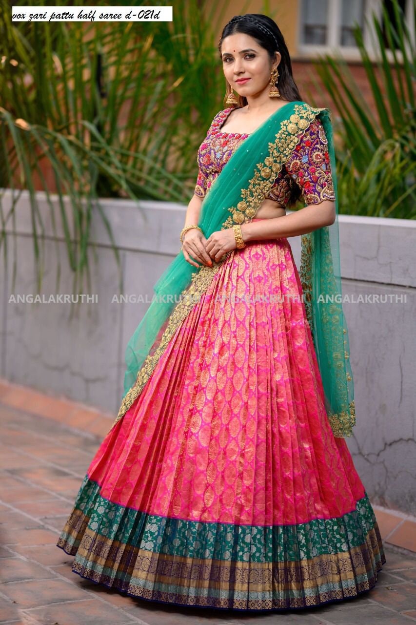 Half Saree Etsy