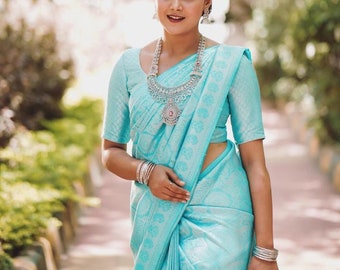 light blue sarees