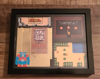 Zelda - 3D Shadowbox - NES