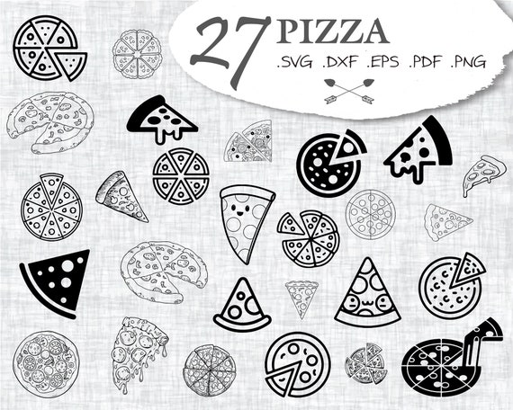 Vector Transparent Background Pizza Clipart