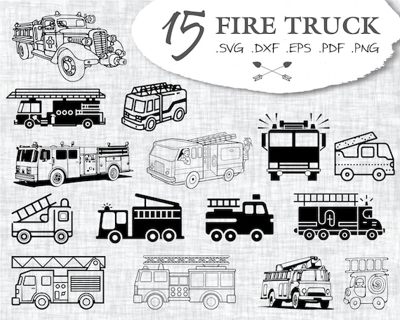 Free Free 148 Fire Truck Silhouette Svg SVG PNG EPS DXF File