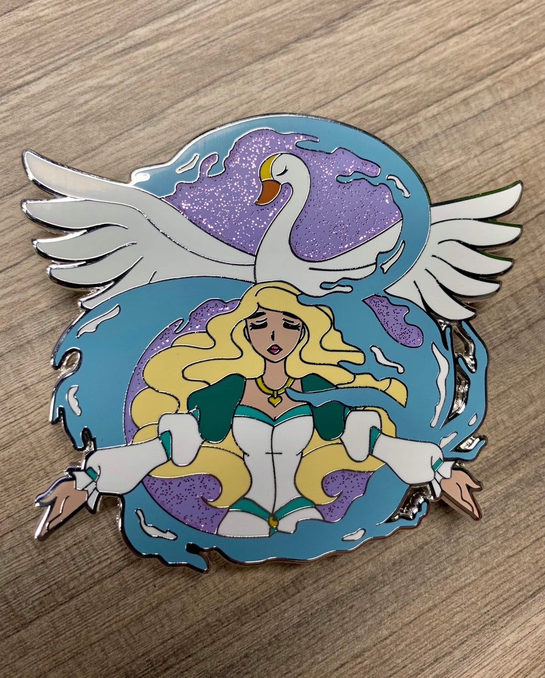 Swan Princess Odette Transformation Pin - Etsy
