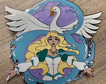 Swan Princess Odette Transformation Pin