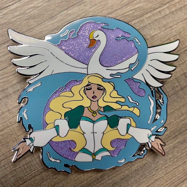 Swan Princess Odette Transformation Pin