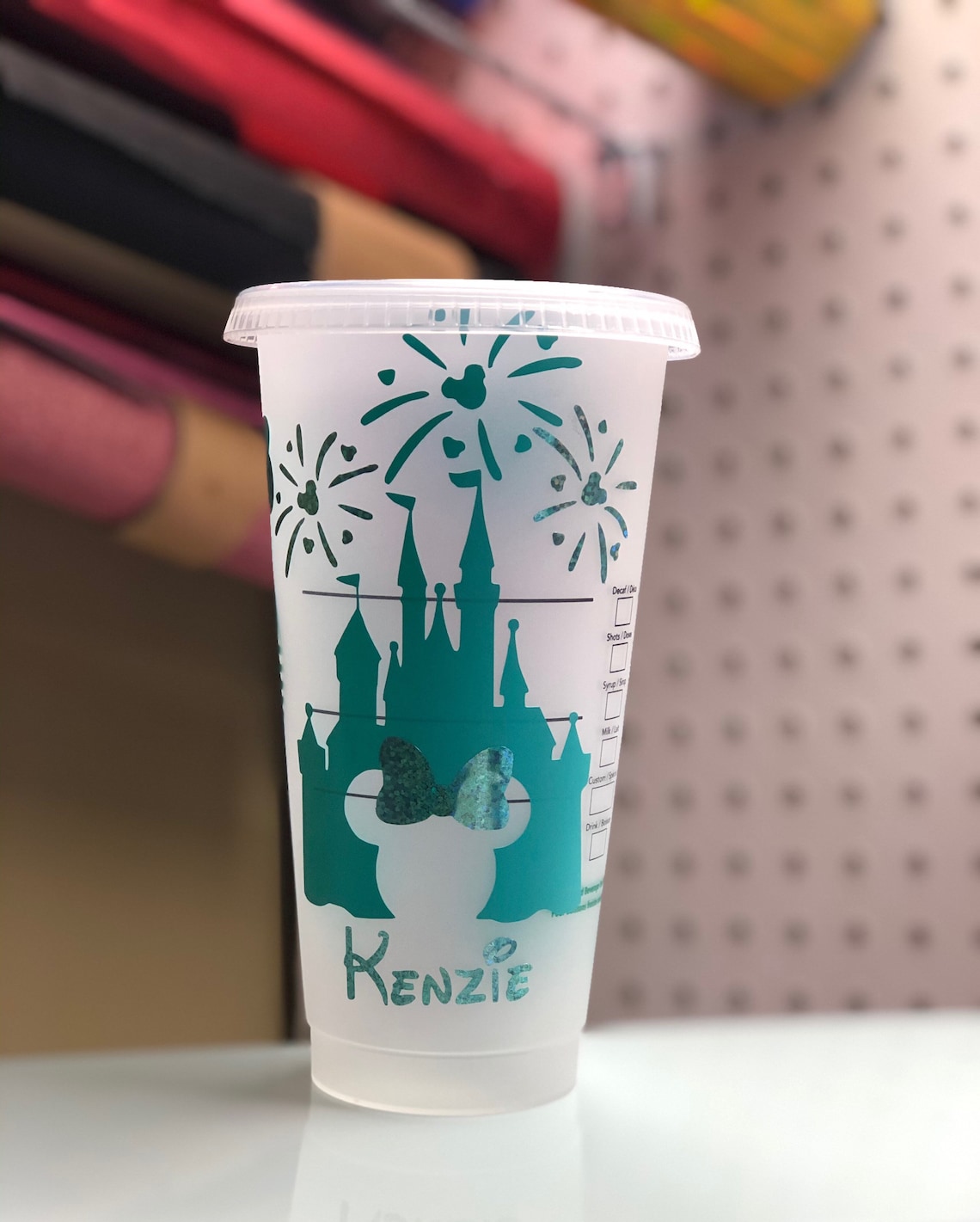 Disney Starbucks cup Etsy