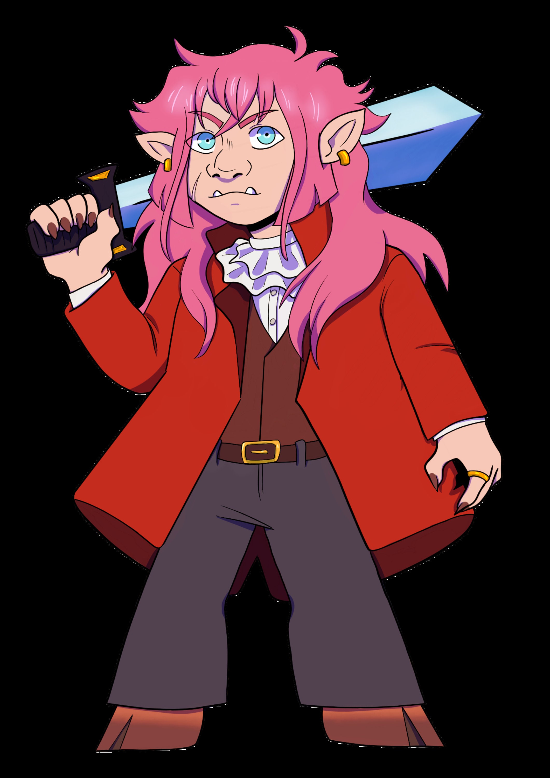 Technoblade Chibi // KEYCHAIN PREORDER // Etsy