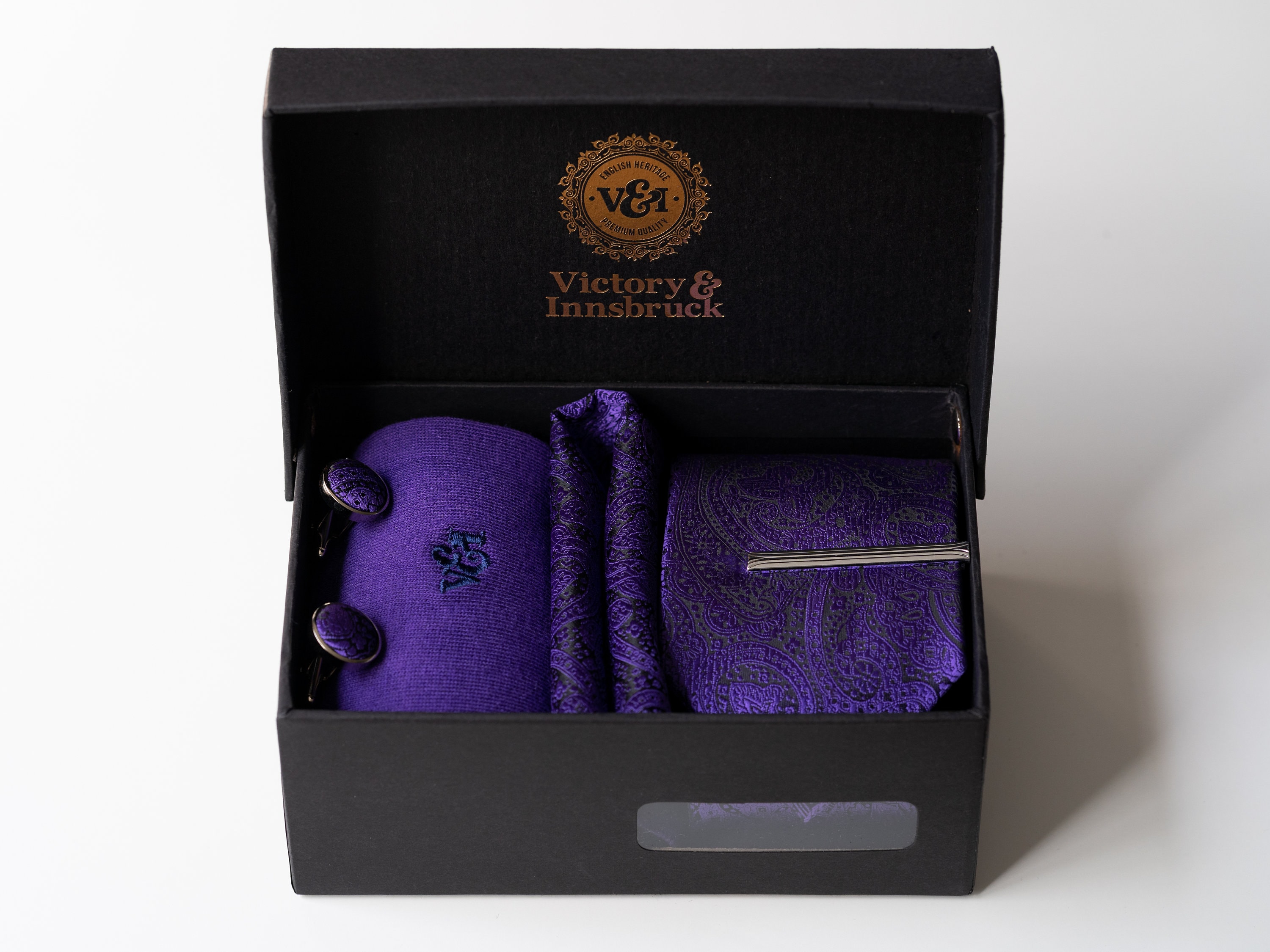 Polyester Purple Office Printed NeckTie At ₹ 100/piece In New Delhi - Foto 2