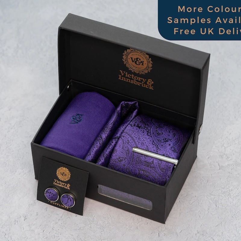 cufflink tie bar set