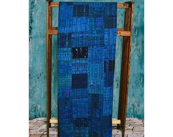 Handmade Twin-Size Guatemalan Patchwork Quilt [multiple colors]