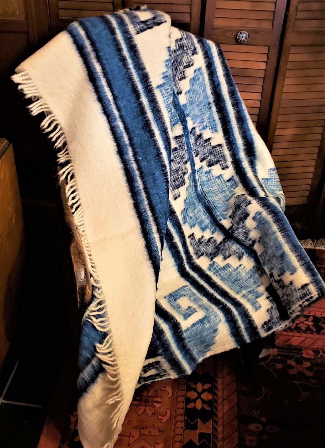 Handmade Guatemalan Wool Throw Blanket | Etsy