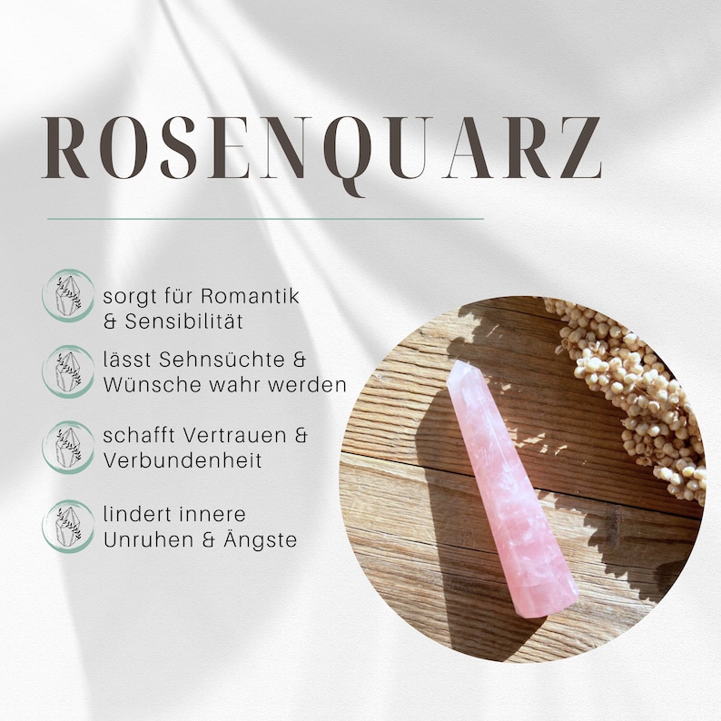 Rosenquarz Ohrringe Süßwasserperlen Creolen Edelstein Ohrringe rosa Creolen mit Heilstein Anhänger Minimalistische Ohrringe Bild 6