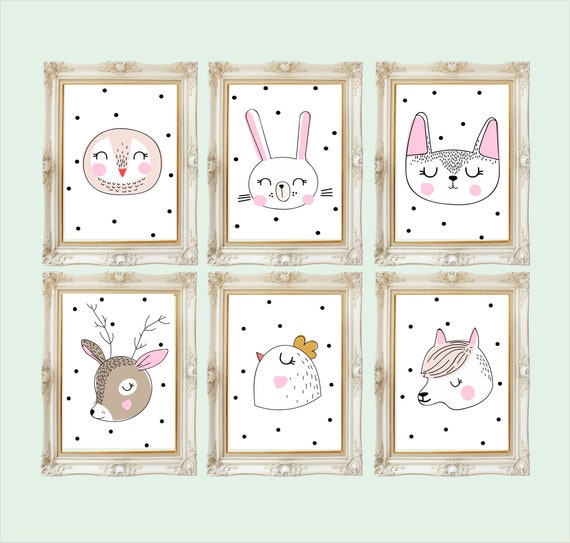 animal prints for children's room