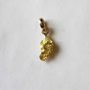 Natural Gold Nugget Pendant, Petite Nugget Pendant, Gold Nuggets, Real Alaska Genuine Gold Nugget