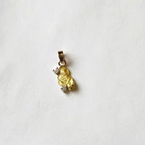 天然金塊ペンダント、プチ金塊ペンダント、金塊、本物のアラスカ産本物の金塊