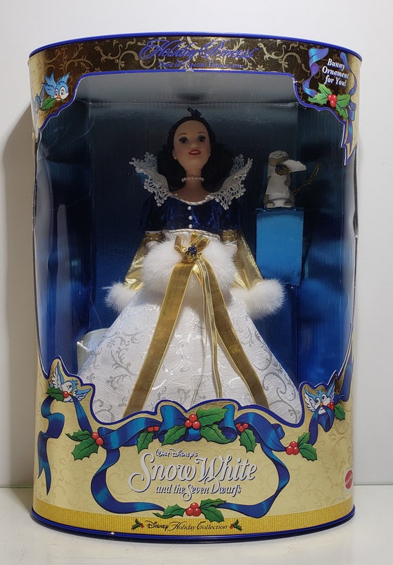 Mattel Disneys Snow White Holiday Princess Barbie Etsy