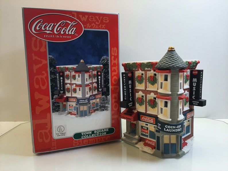 Coca-Cola Town Square Christmas Village Buildings
