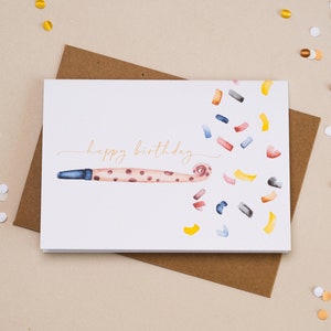 6-teiliges Grußkartenset Konfetti für Dich als Postkarten oder Klappkarten Happy Birthday Geburtstagstorte Ein Hoch auf Dich Bild 5