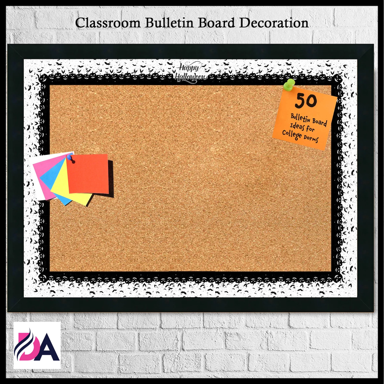 Halloween Bulletin Board Borders with Corners Printable Etsy