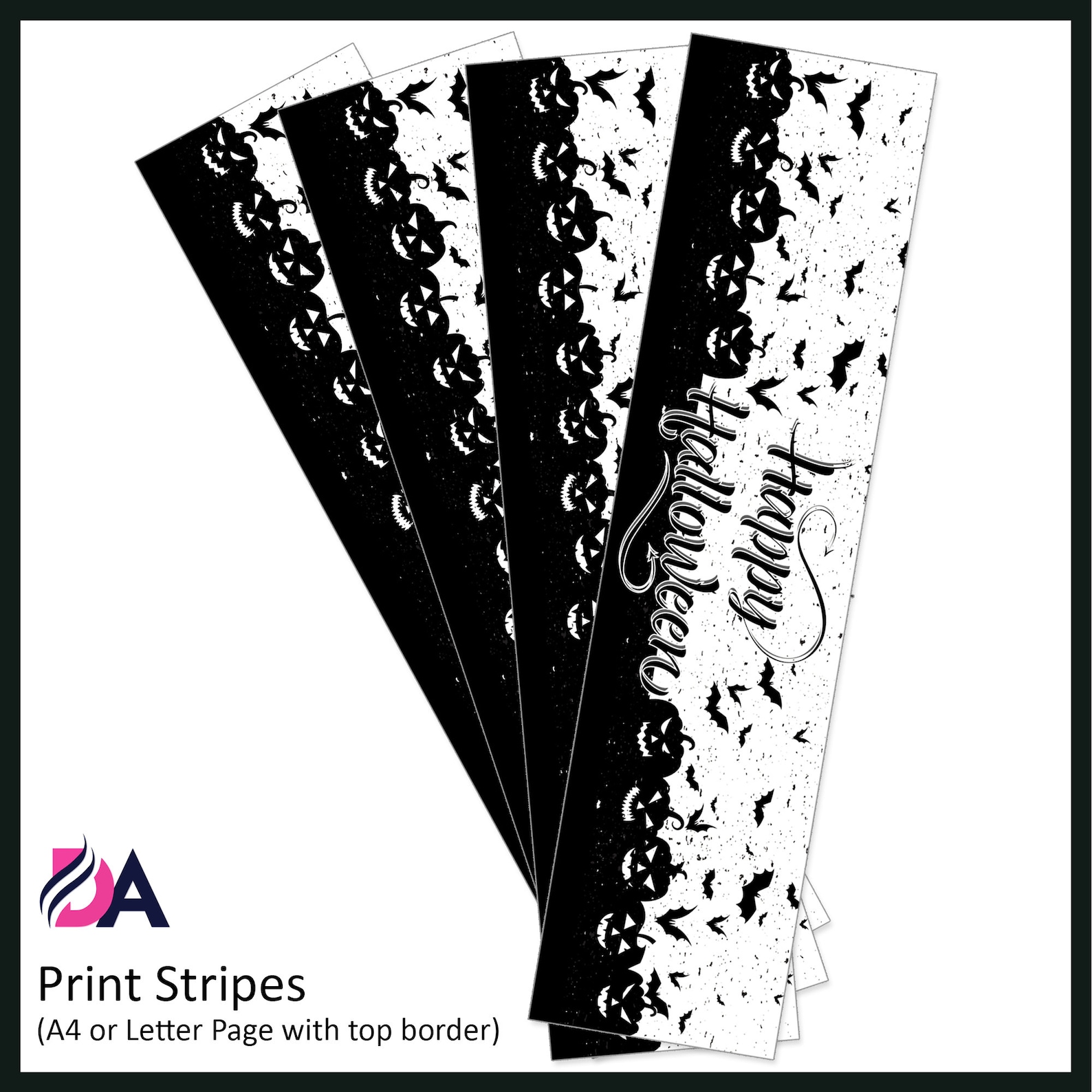 Halloween Bulletin Board Borders With Corners Printable Etsy