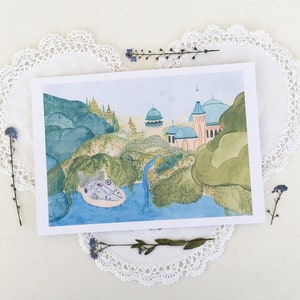 Naboo Landscape - A5 Print