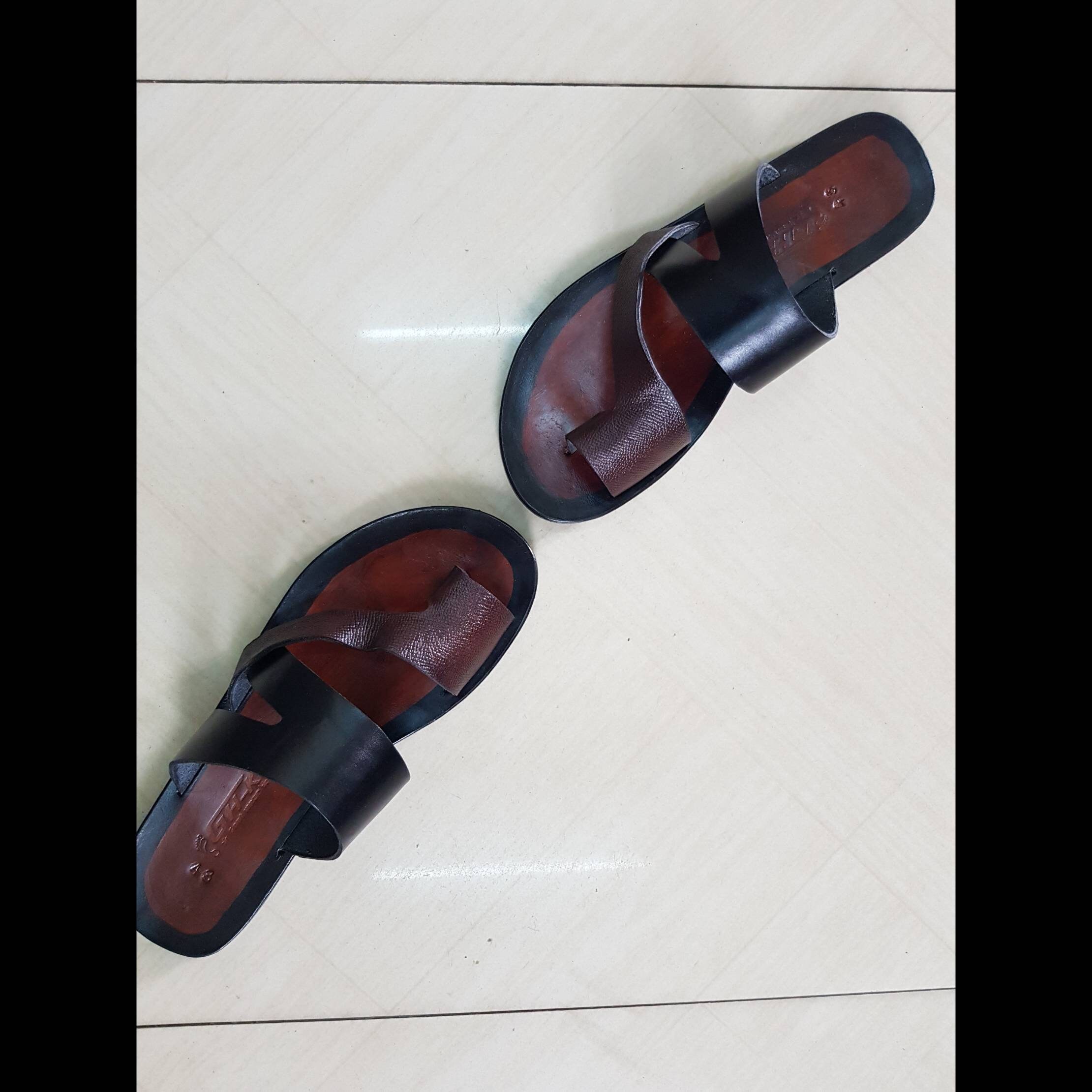 Ghana made Men fashion Slippers Sandals Unisex in black or Etsy