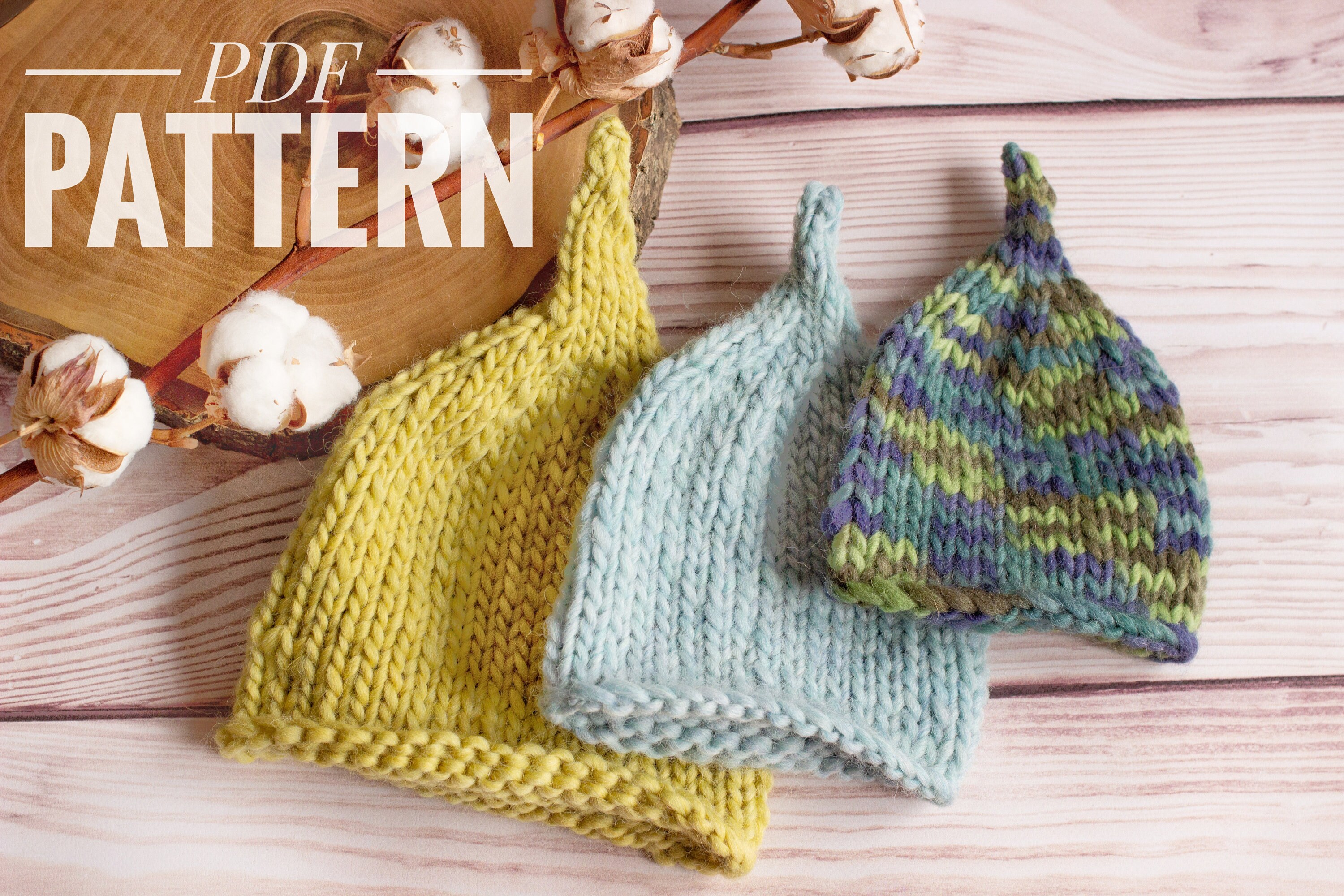 Knitting Pattern Gnome Hat Elfs Photo Prop Hat Baby Boy Etsy Australia