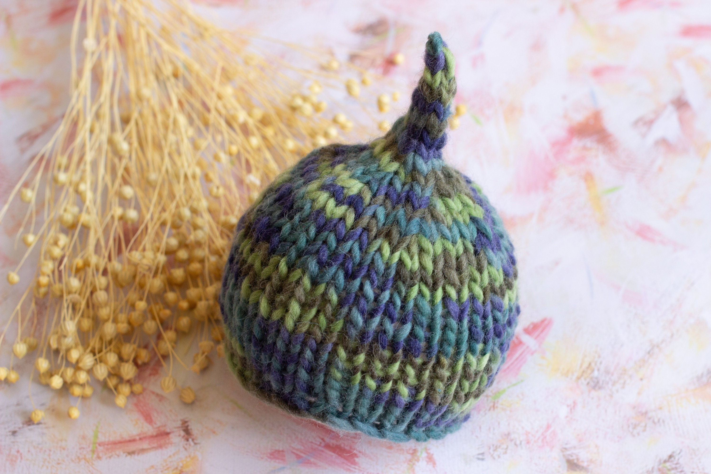 Knitting Pattern Gnome Hat Elfs Photo Prop Hat Baby Boy Etsy Australia