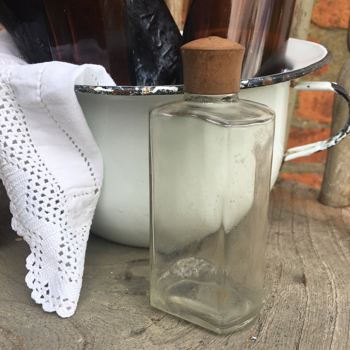 Vintage Apothecary Chemist Bottles Boots Cash Large Amber Etsy