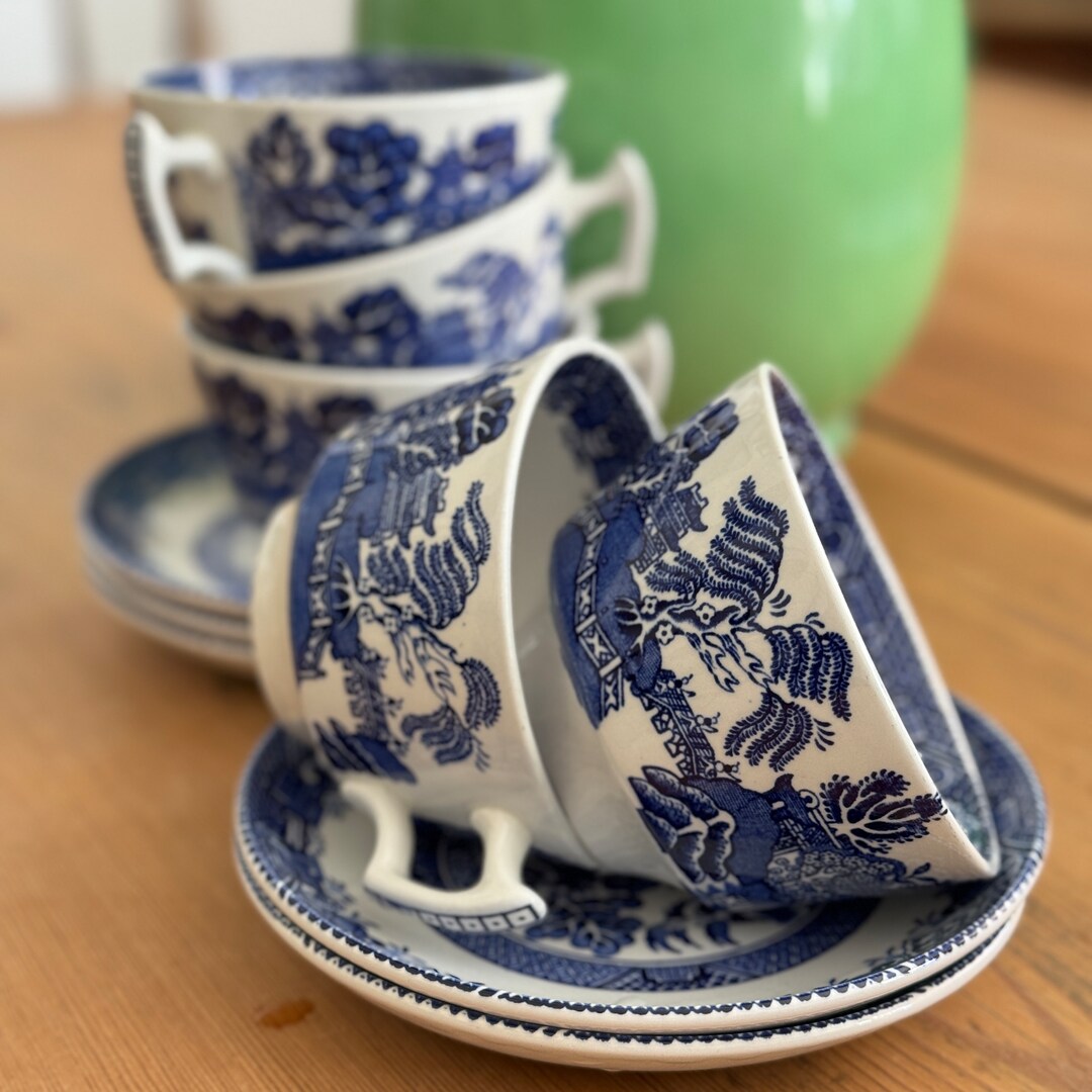 Wood Sons Willow Pattern Crockery Ref 31/32 Etsy