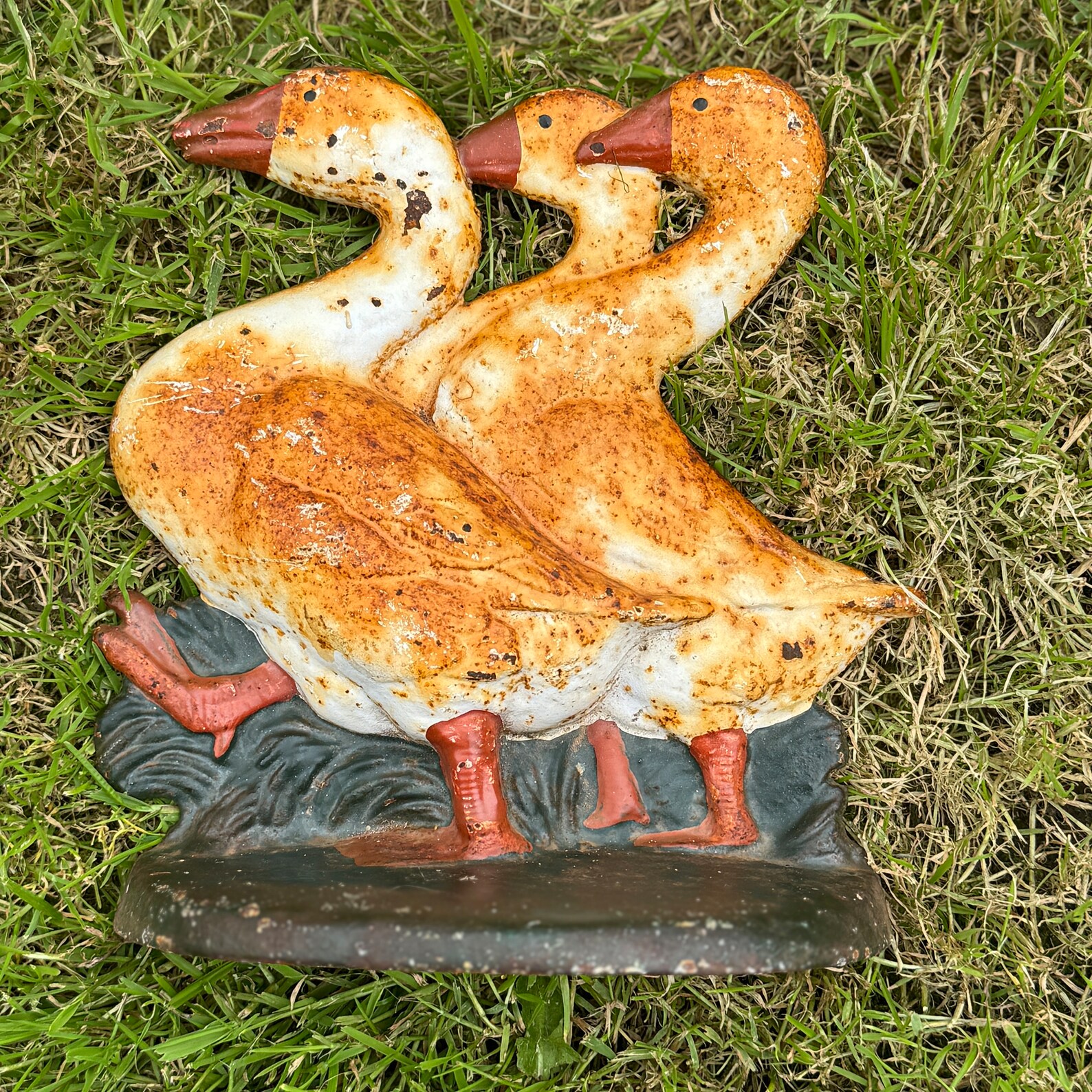 Vintage Aged and Worn Door Stop Geese Lovely! Ref PH - Etsy UK