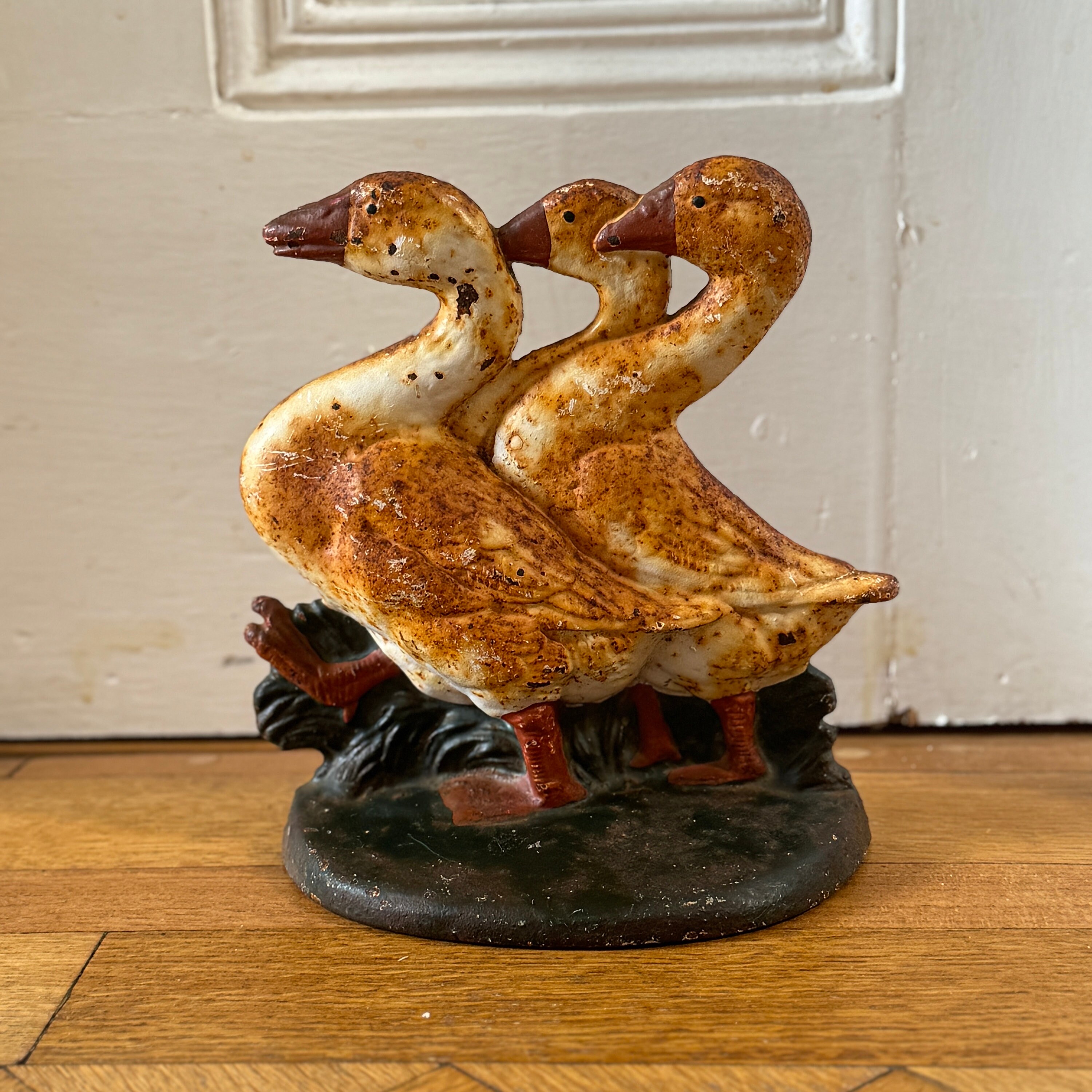 Vintage Aged and Worn Door Stop Geese Lovely! Ref PH - Etsy UK