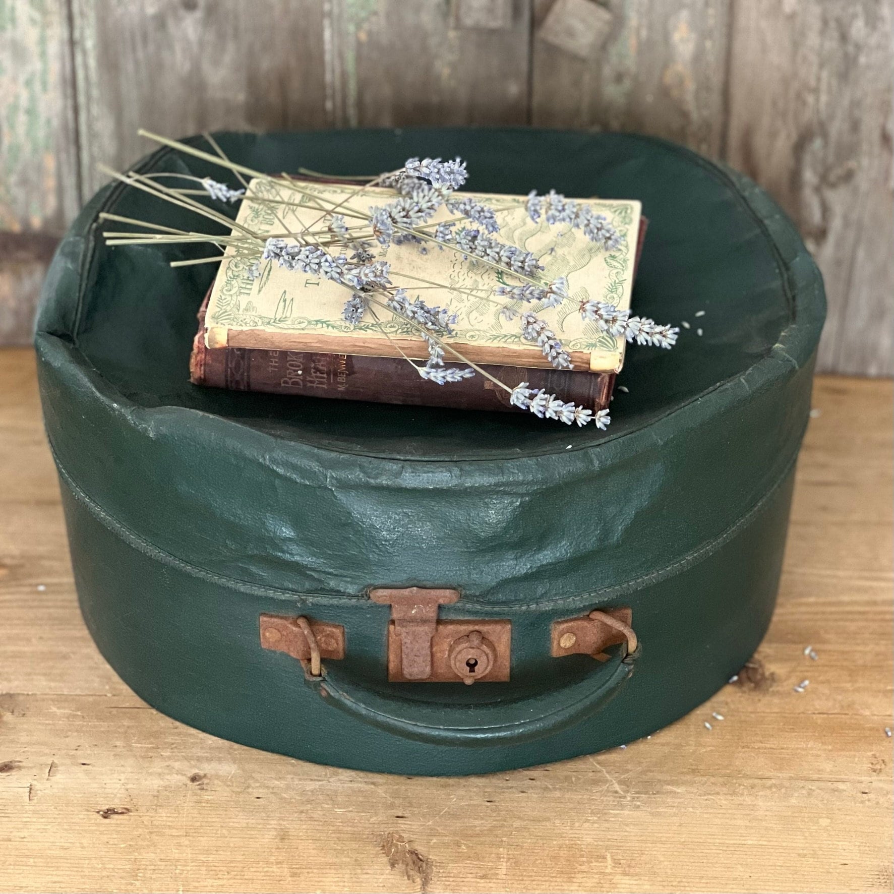 vintage hat box luggage