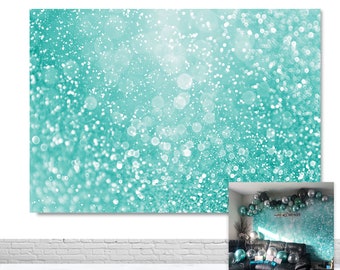 Teal and White 10x8 FT Vinyl Photography Backdrop,Floral Moroccan Mosaic Pattern Ancient Cultural Design Tile Background for Photo Backdrop Baby Newborn Photo Studio Props