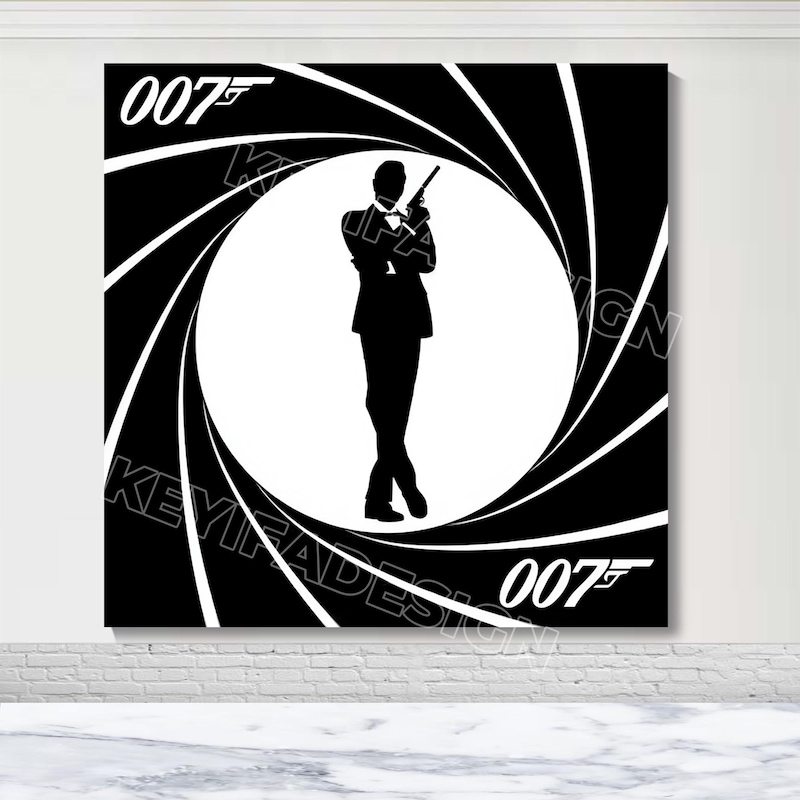 James Bond Backdrop - Etsy