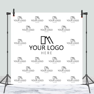 Step and Repeat Logo Custom Photography Backdrop Multi-times Photo Background Personalized Size Color Vinyl Photocall Backdrop